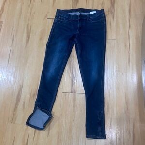 BANANA REPUBLIC LEGGING/ JEANS WMNS SZ 29/8 skinny Jean with zipper at ankles
